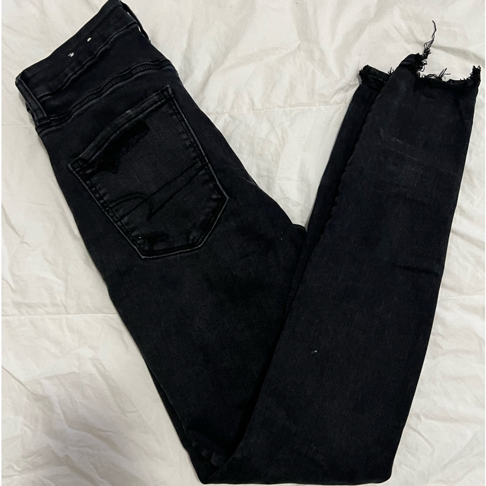 american eagle high waisted jeans